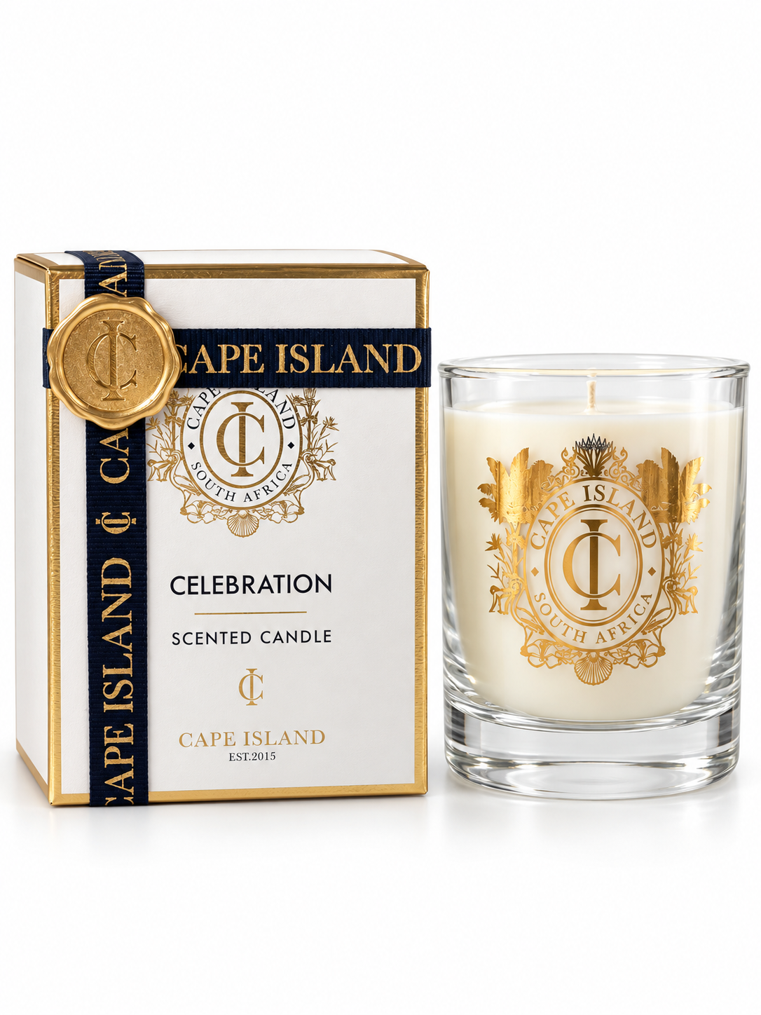 White Celebration Classic Candle