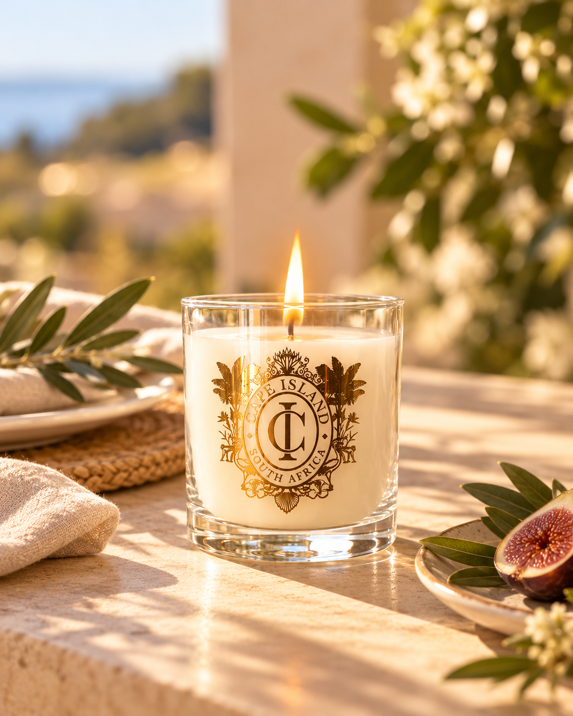 White Celebration Classic Candle