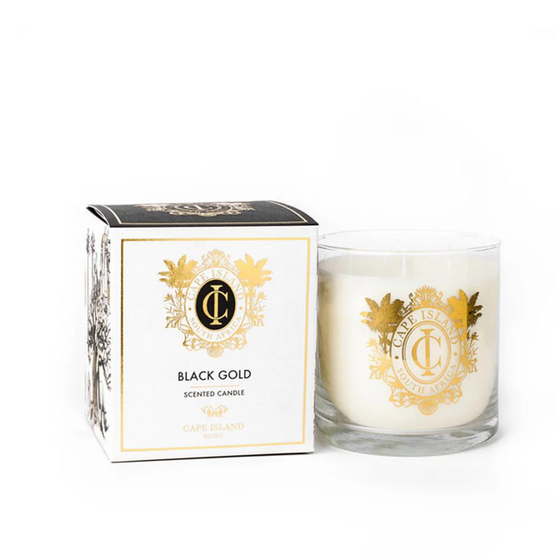 Black Gold Large Candle