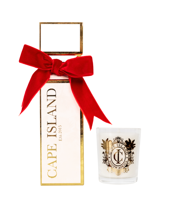 White Christmas Cracker & Mini scented candle