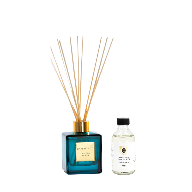 Clifton Beach Unboxed 200ml Diffuser & refill Combo