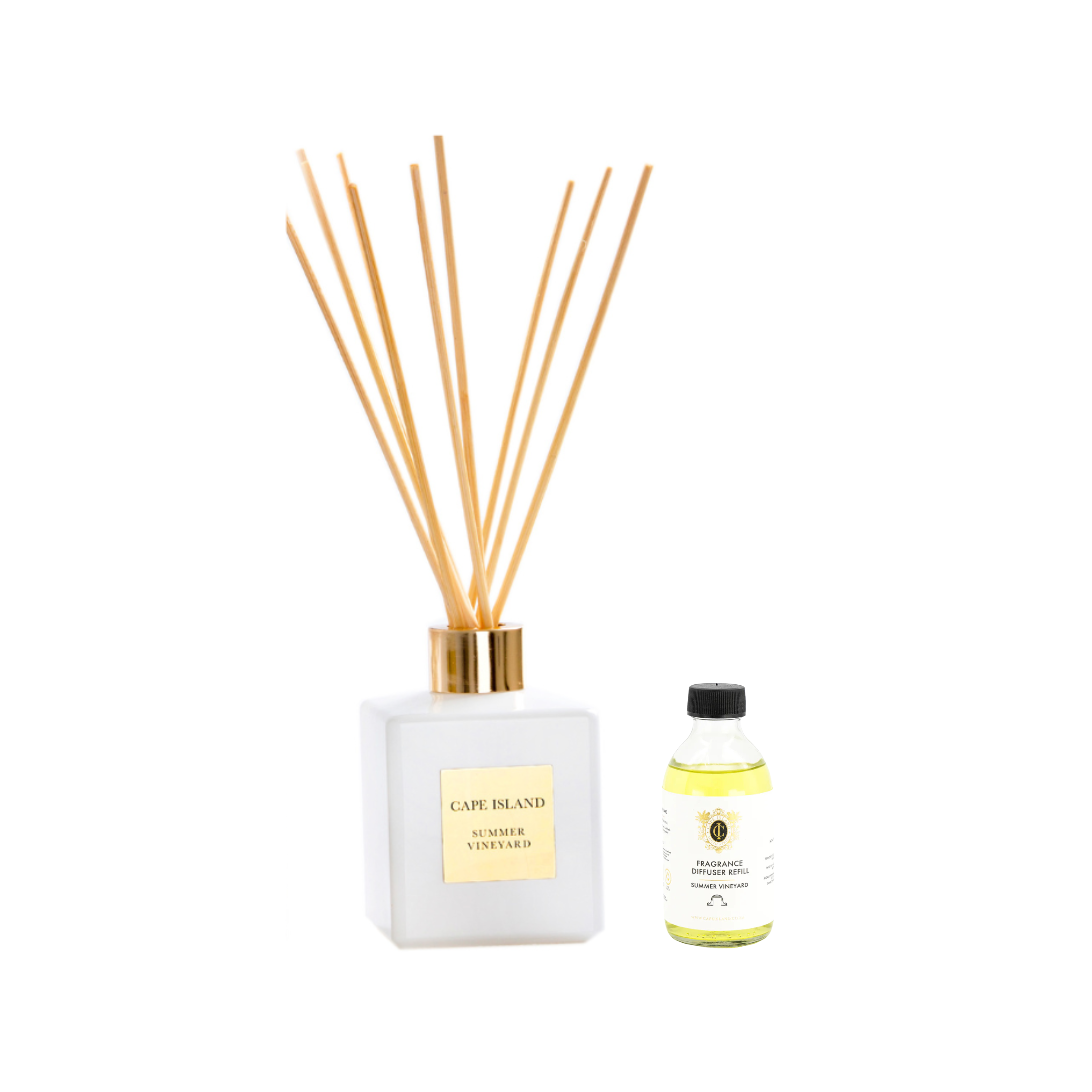 Summer Vineyard Unboxed 200ml Diffuser & refill Combo