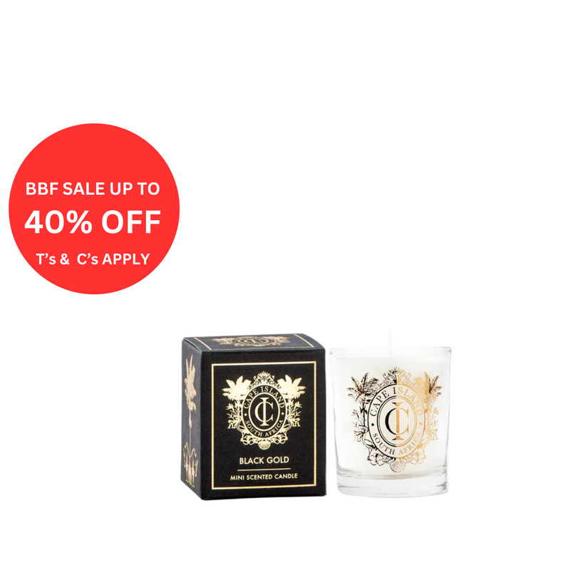 Black Gold Mini Candle