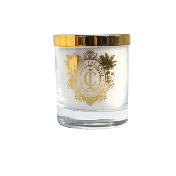 Black Gold Large Candle with Lid