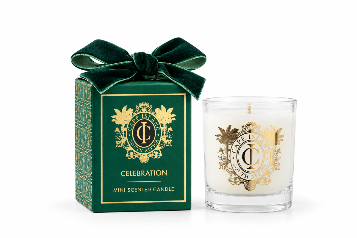Green Celebration Mini Candle