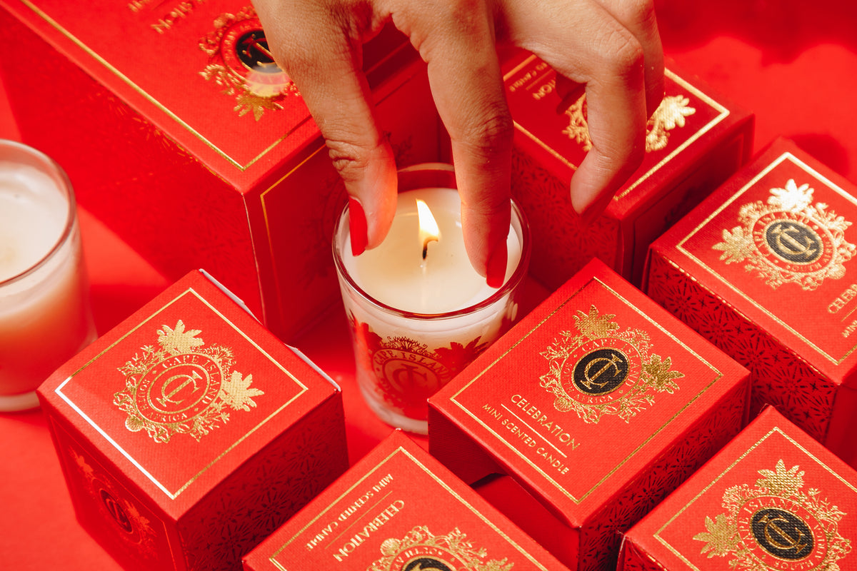 Red Celebration Classic Candle
