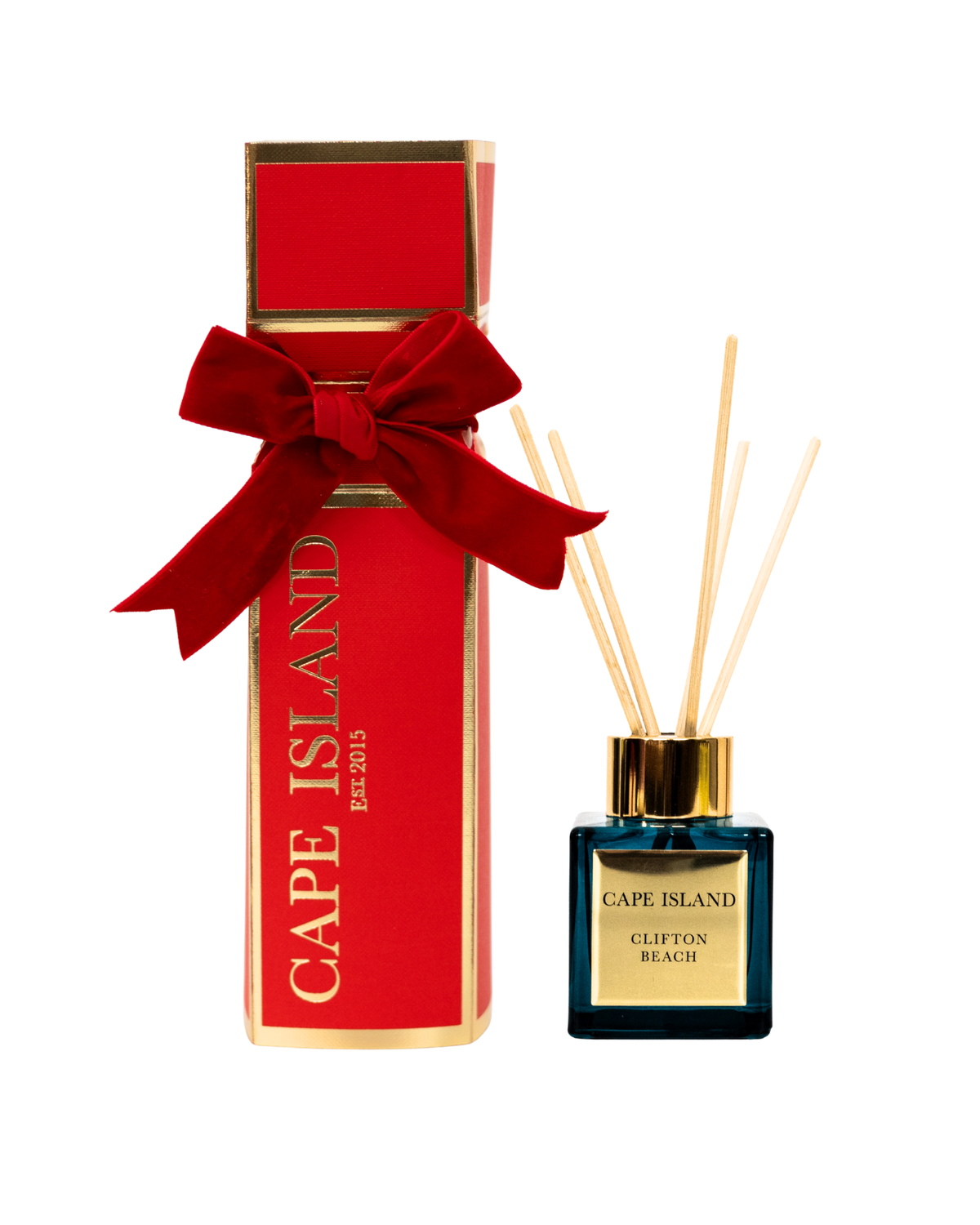 Red Christmas Cracker with Mini Diffuser