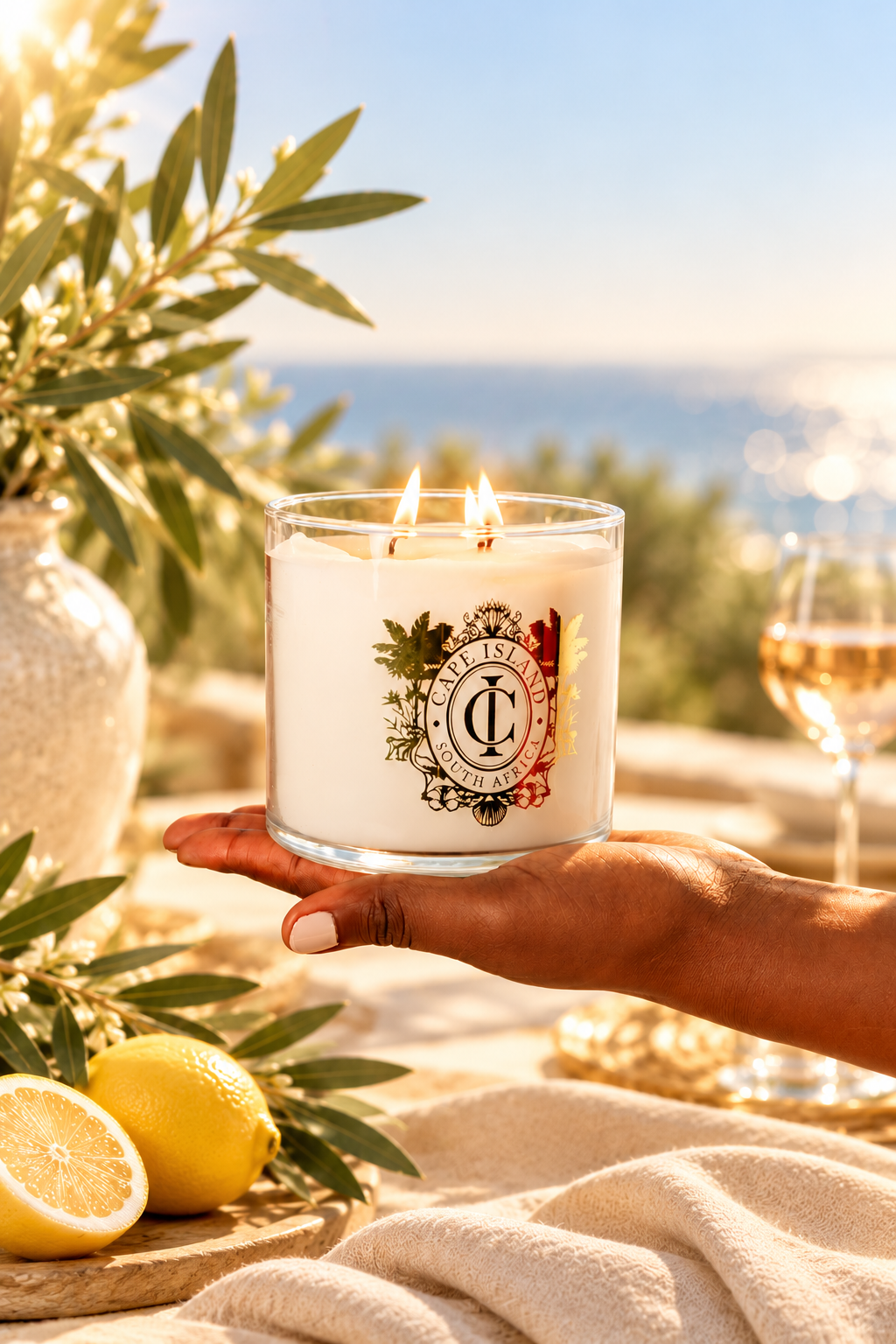 White Celebration Classic Candle