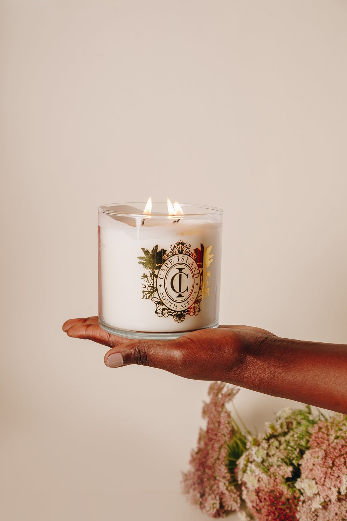 White Celebration Classic Candle