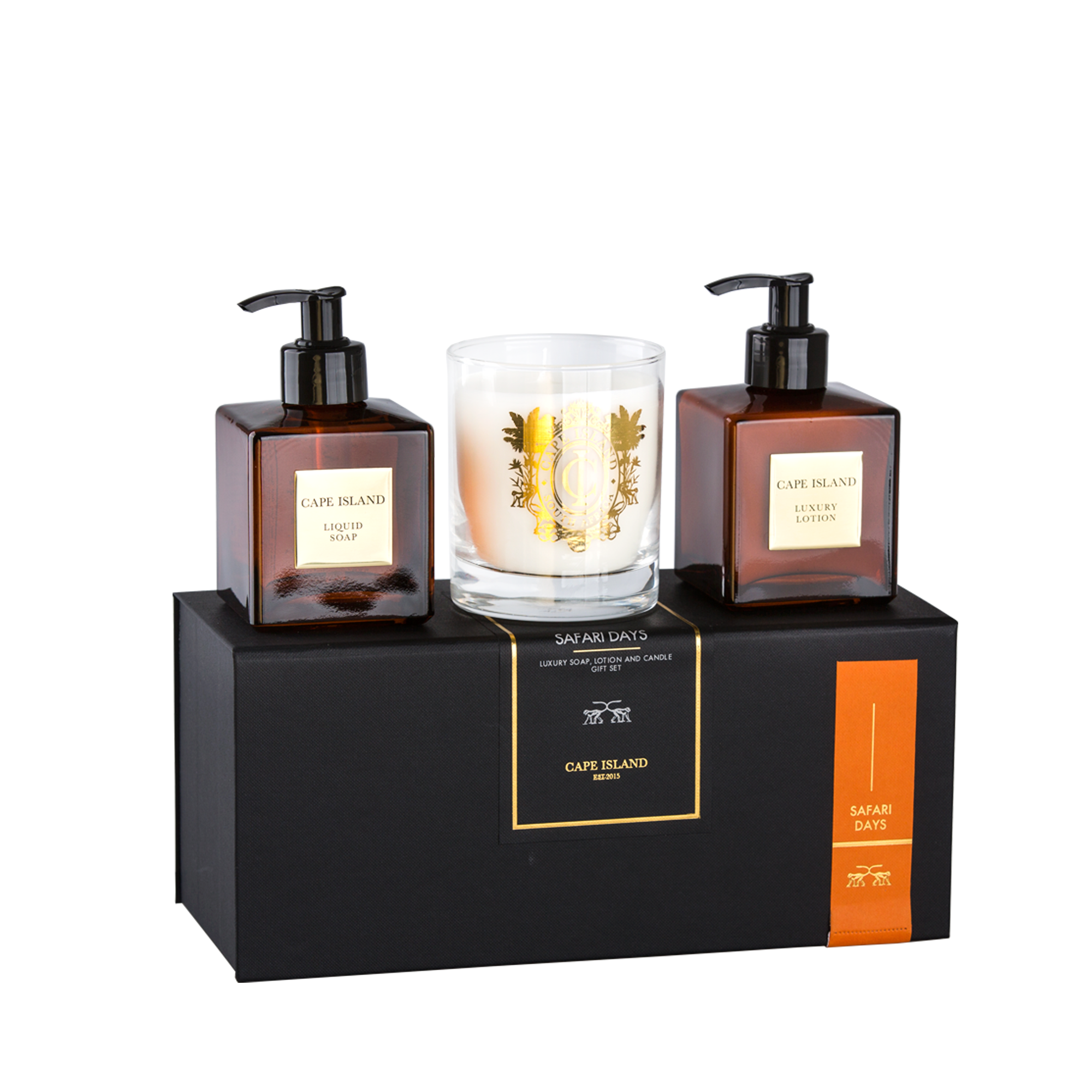 Safari Days Soap, Lotion & Candle Boxed Set