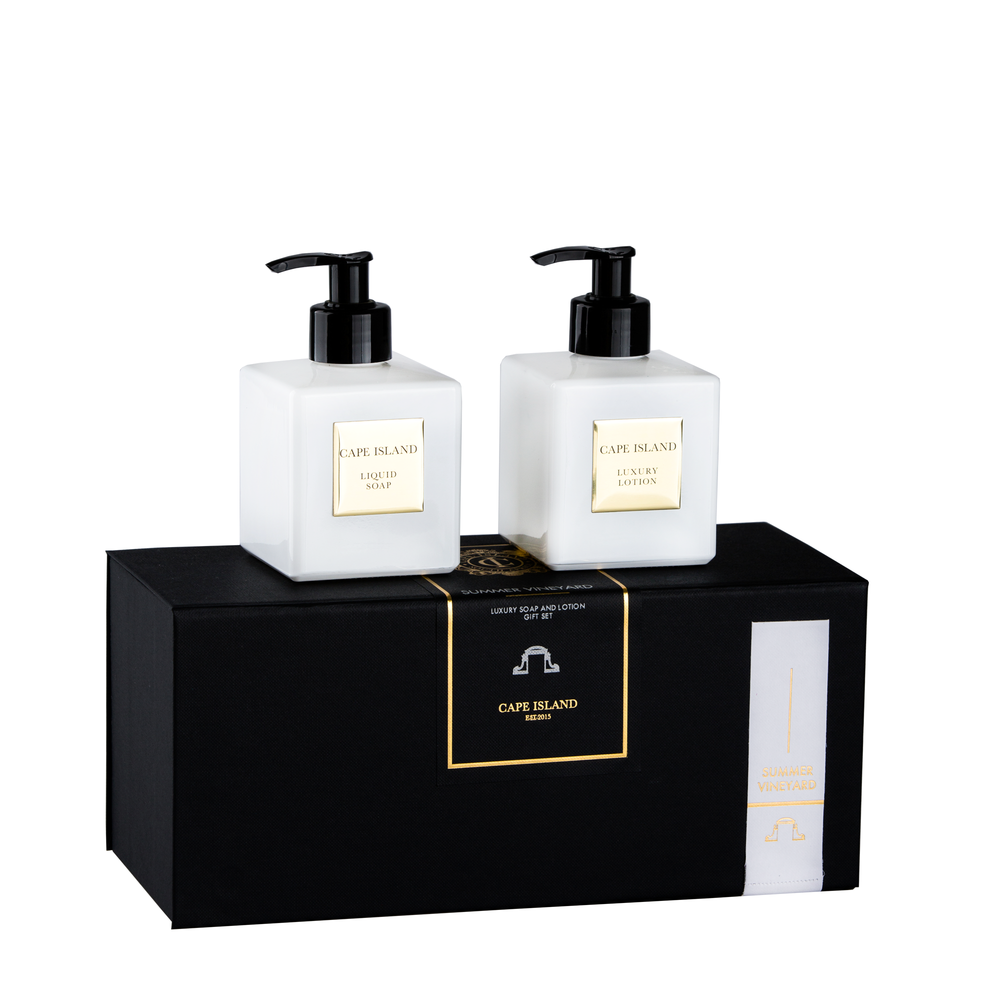 Cape Island Summer Vineyard Soap and Lotion Boxed Set