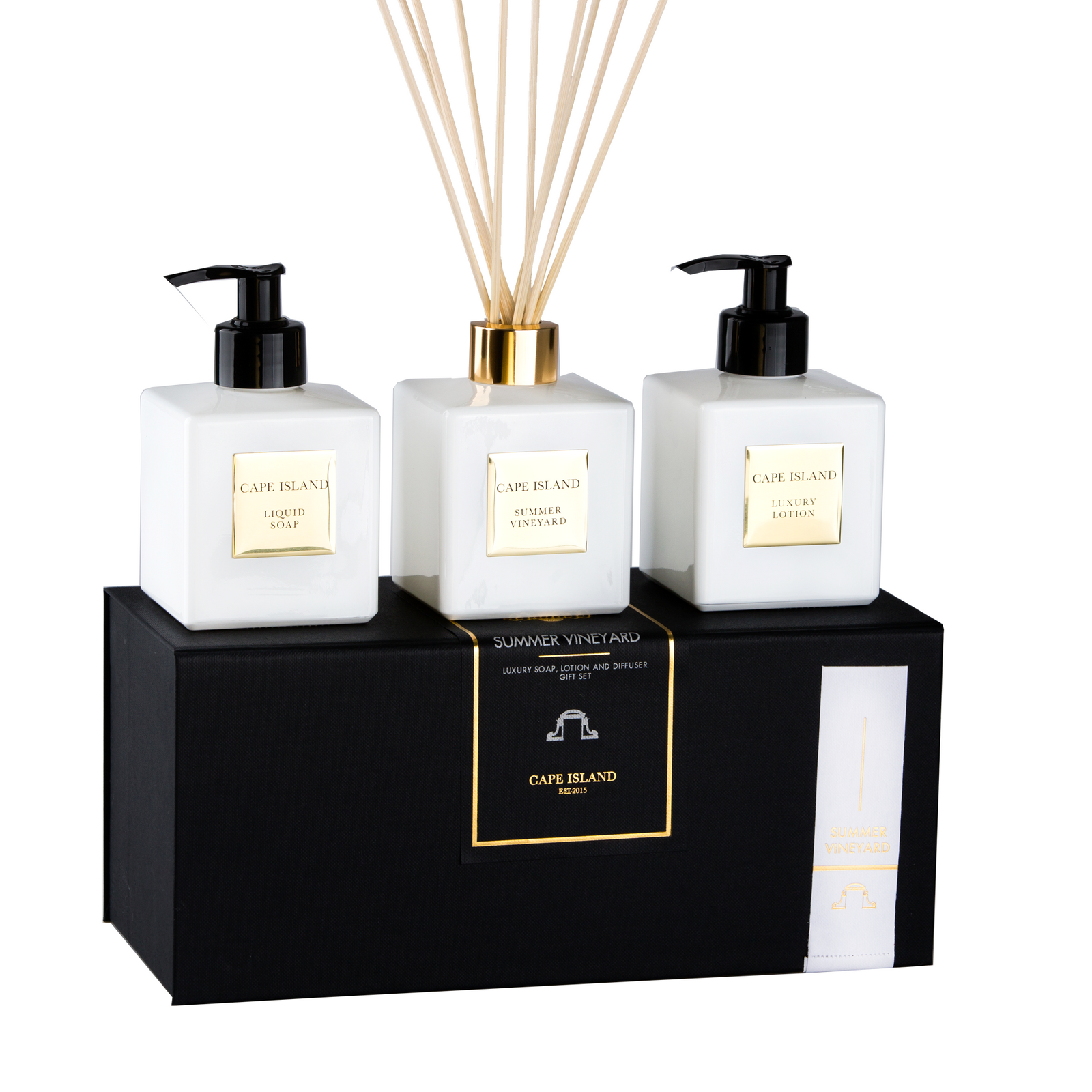 Summer Vineyard Soap, Lotion & Diffuser Boxed Set – Cape Island